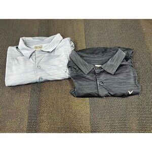 Callaway Men's Polo Shirts - Light Gray and Dark Gray
